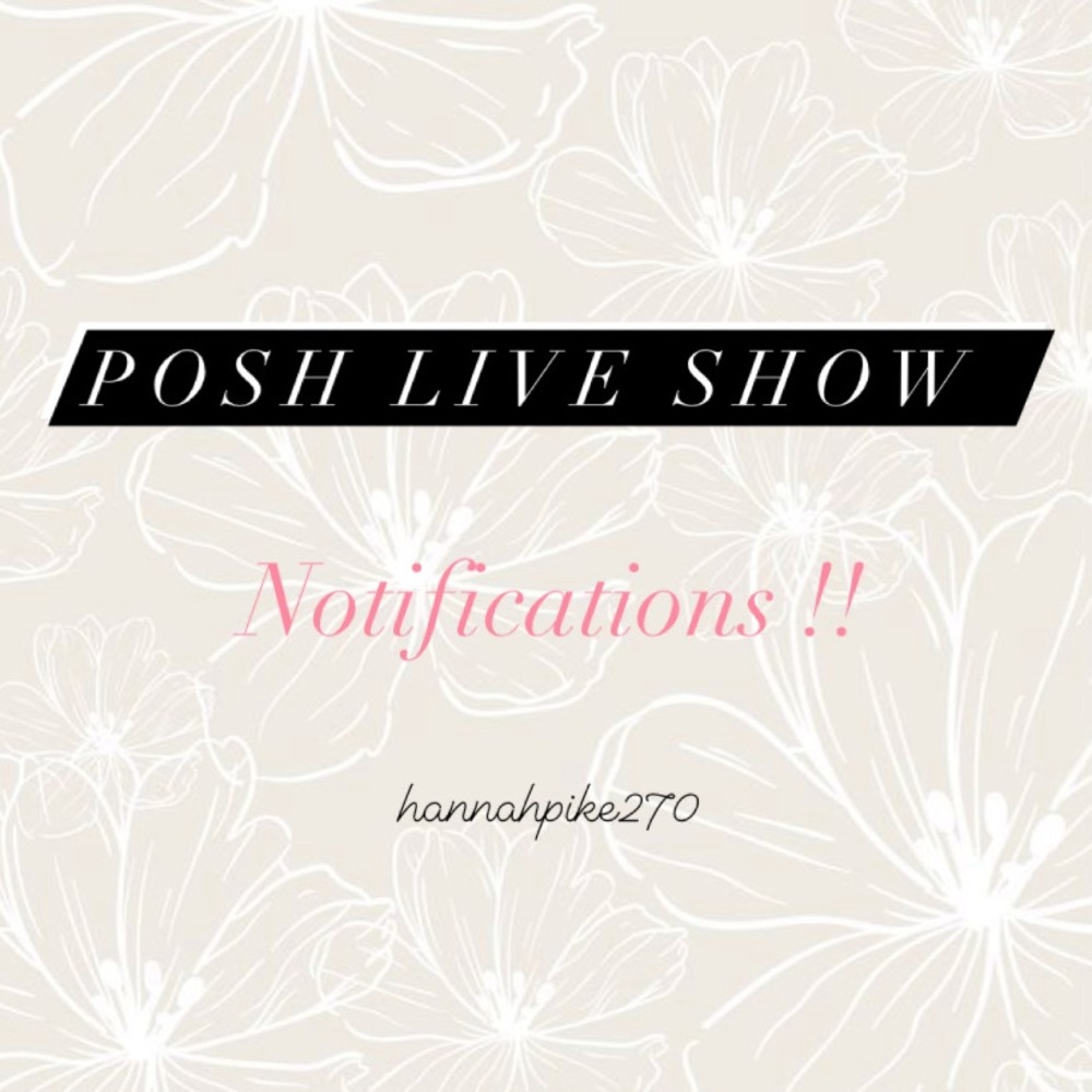 π©·LIKEπ©· this listing to be NOTIFIED when I go LIVE!!!